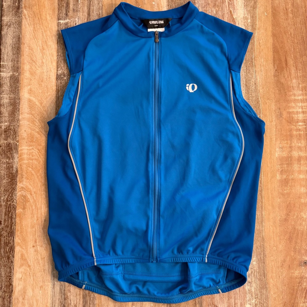 Pearl Izumi Mens Ultrasensor Cycling Vest Blue Sleeveless Jersey Large 0656